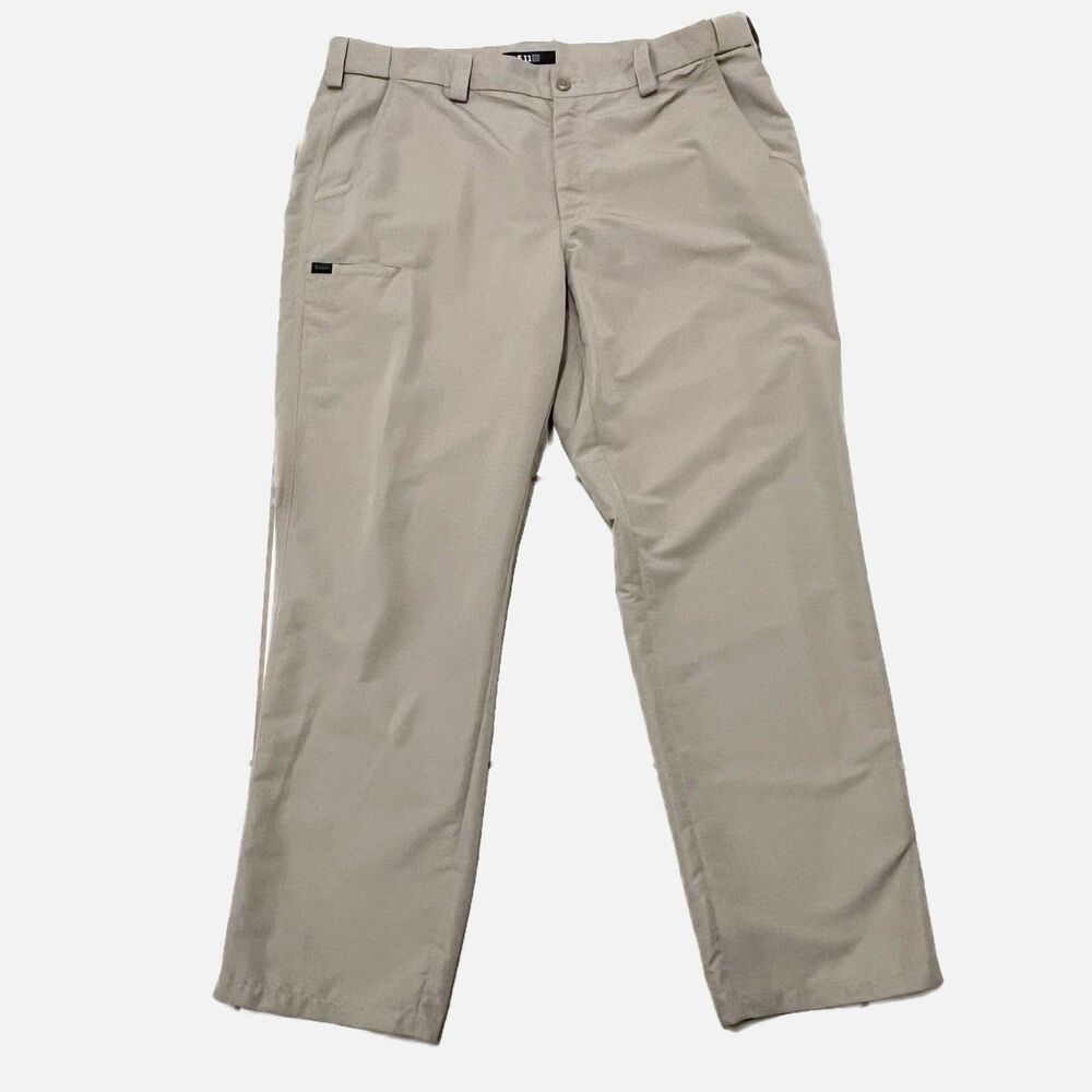 5.11 Tactical Fast Tac Urban Ripstop Khaki Pants Size 40 X 32  74461-055